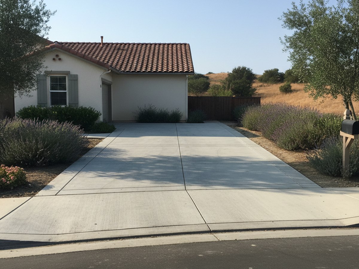 Concrete Driveways completed by Charis Concrete Co in Westminster, CA