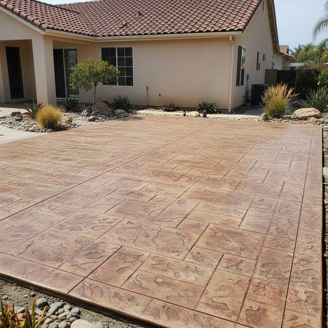 Pool Decks completed by Charis Concrete Co in Orange, CA