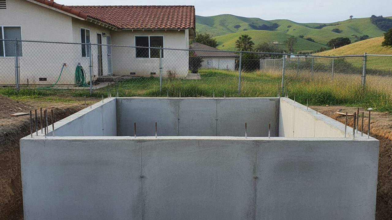Concrete Patios completed by Charis Concrete Co in Buena Park, CA